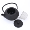 4 piece Japanese Cast Iron Teapot Set Black